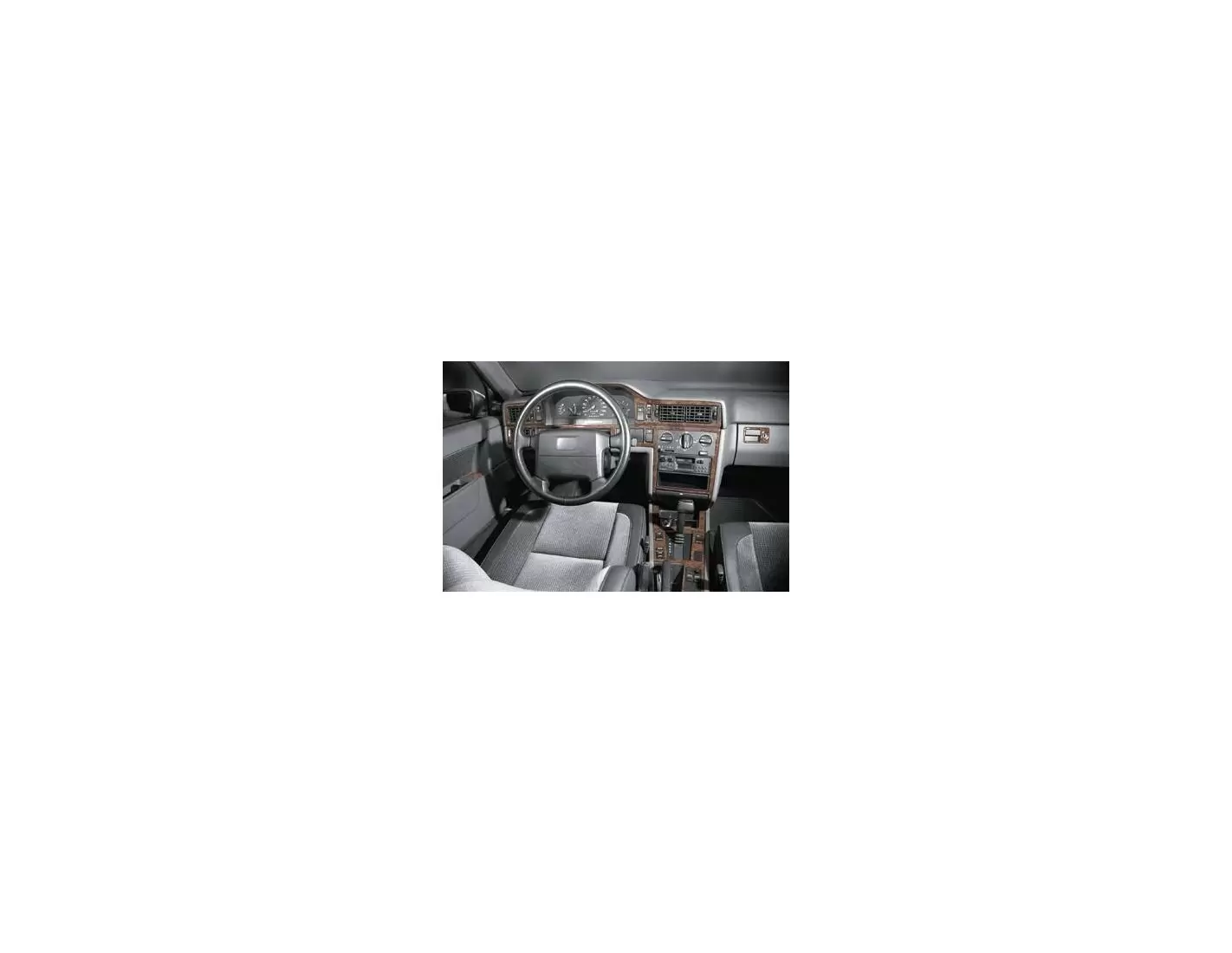 Volvo 850 09.93 - 02.97 Kit Rivestimento Cruscotto all'interno del veicolo Cruscotti personalizzati 21-Decori