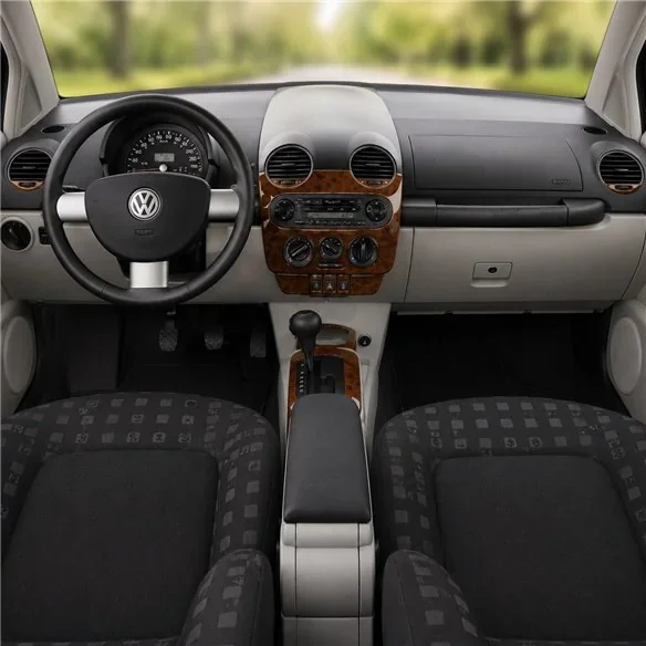 Volkswagen New Beettle 1998-2002 kit cruscotto 3D, 11 pezzi