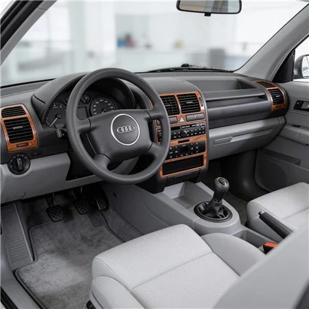 Audi A2 2000-2005 kit cruscotto 3D, 8 pezzi