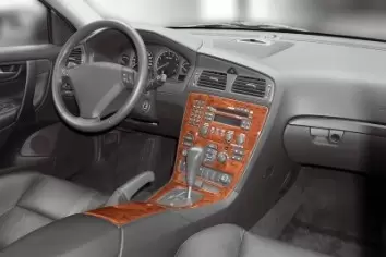 Volvo S 60 08.00 - 04.05 Kit Rivestimento Cruscotto all'interno del veicolo Cruscotti personalizzati 10-Decori
