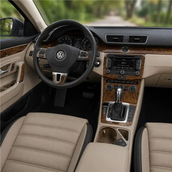 Volkswagen Passat B7 2010+ kit cruscotto 3D, 17 pezzi