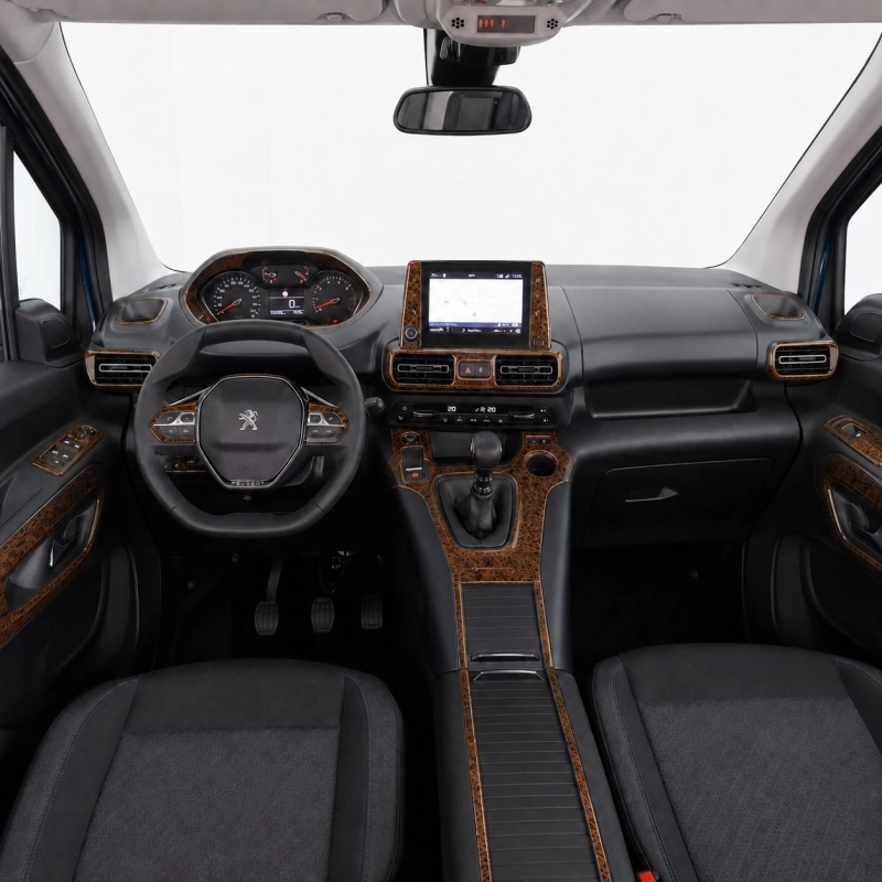 Opel Combo Cargo 2018-Present Kit Modanature Cruscotto Interni 3D 33 Pezzi Cambio Manuale