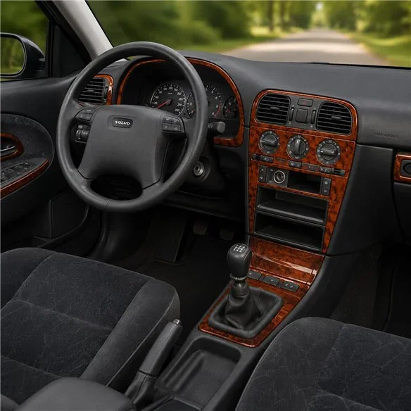 Volvo S 40-V 40 1996-2000 kit cruscotto 3D, 18 pezzi