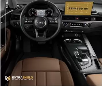 Audi A4 (B9) Pre-facelift 2015 - 2020 Digital Speedometer Audi Virtual Cockpit 12" Vetro Protettivo HD trasparente di navigazion