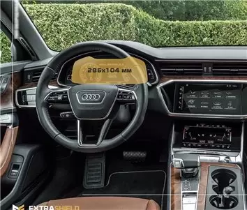 Audi A5 (F5) Facelift 2019 - Present Multimedia MMI 10,1" Vetro Protettivo HD trasparente di navigazione Protezione