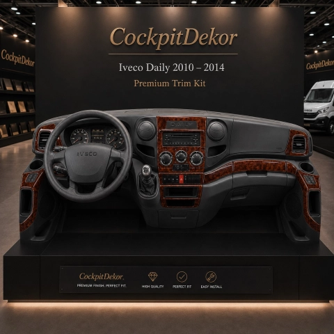 Iveco Daily 2010-2014 kit rivestimento cruscotto e interni 3D 30 pezzi