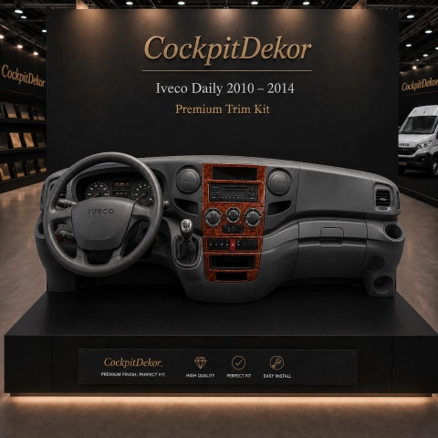 Iveco Daily 2010-in poi kit rivestimento cruscotto e interni 3D 4 pezzi