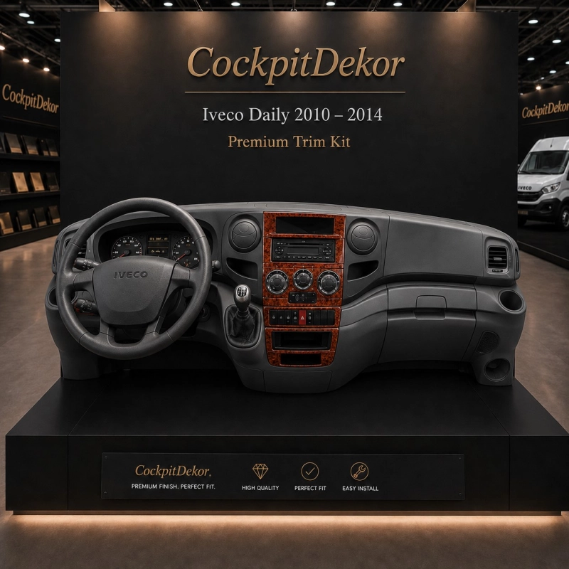 Iveco Daily 2010-in poi kit rivestimento cruscotto e interni 3D 4 pezzi