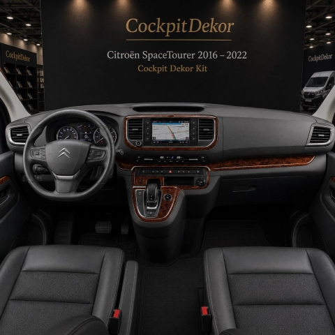 Citroën Dispatch (UK) / Jumpy (Europe) 2016–Present Kit Modanature Interni Cruscotto 3D 20 Pezzi