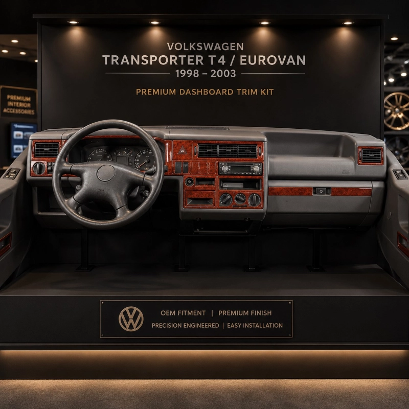 Volkswagen TransporterT4 Eurovan 1999-in poi set completo kit rivestimento cruscotto e interni 3D