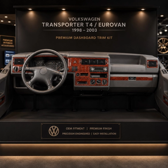 Volkswagen Transporter T4 1998-2003 kit rivestimento cruscotto e interni 3D 18 pezzi