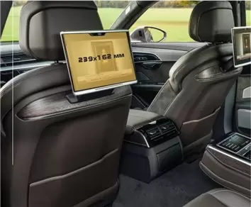 Audi A8 (D4) 2013 - 2017 Multimedia MMI 8" Vetro Protettivo HD trasparente di navigazione Protezione