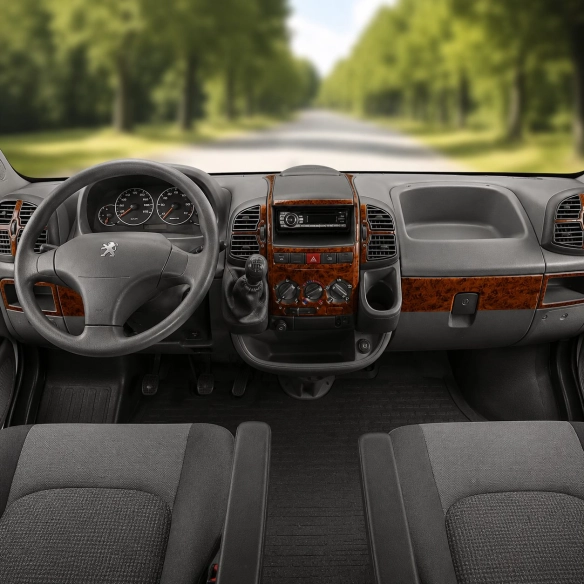 Citroen Jumper 2002-2006 kit rivestimento cruscotto e interni 3D 15 pezzi