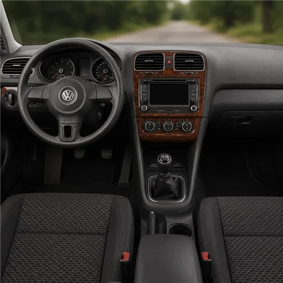 Volkswagen Golf VI 2008+ kit cruscotto 3D, 15 pezzi