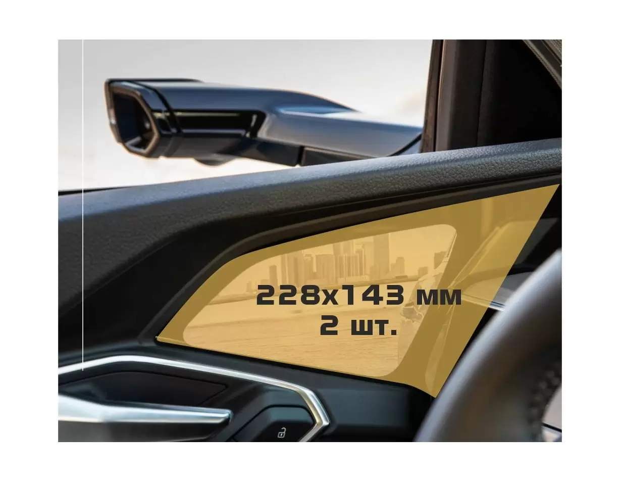 Audi A8 (D5) 2022 - Present Passenger monitors (2pcs,) Vetro Protettivo HD trasparente di navigazione Protezione