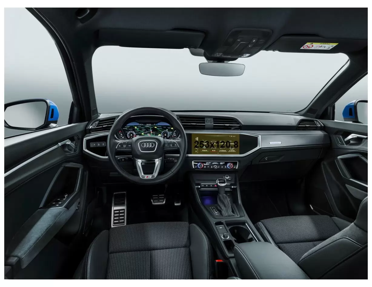 Audi E-tron GT (RS) 2021 - Present Digital Speedometer 12,3" Vetro Protettivo HD trasparente di navigazione Protezione