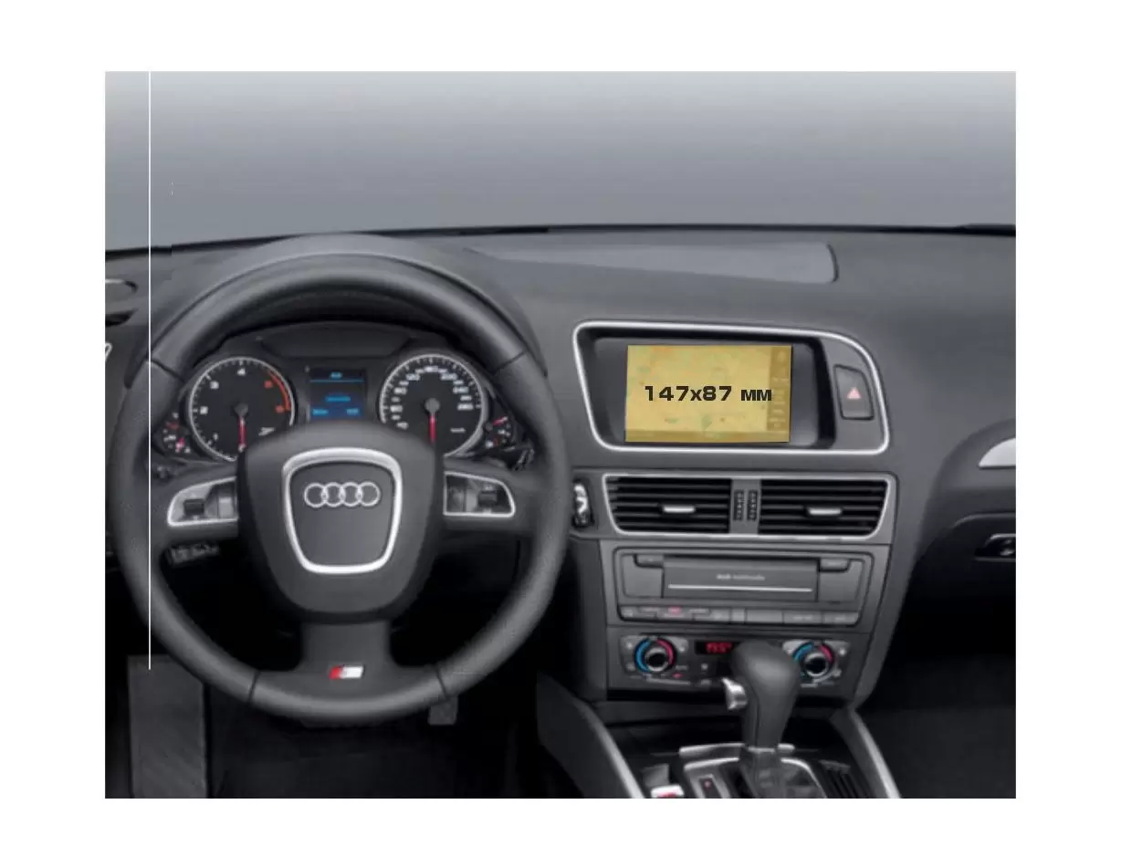 Audi E-tron GT (RS) 2021 - Present Multimedia 10,1" Vetro Protettivo HD trasparente di navigazione Protezione