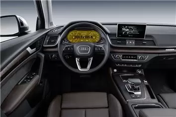 Audi Q5 II (FY) Pre-facelift 2016 - 2019 Digital Speedometer Vetro Protettivo HD trasparente di navigazione Protezione