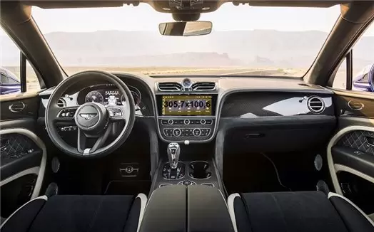 Bentley Bentayga 2016 - 2020 Digital Speedometer Vetro Protettivo HD trasparente di navigazione Protezione