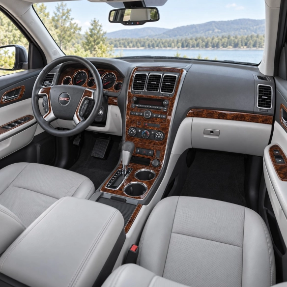 GMC Acadia 2007-2016 kit rivestimento cruscotto e interni 3D 31 pezzi