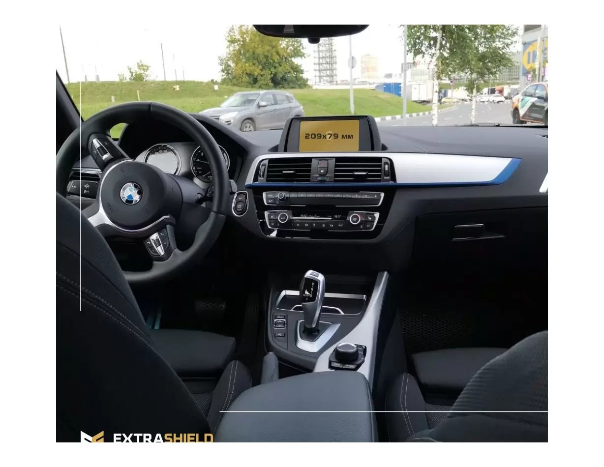 BMW 1 Series (F20) 2015 - 2020 Multimedia NBT EVO 10,2" Vetro Protettivo HD trasparente di navigazione Protezione