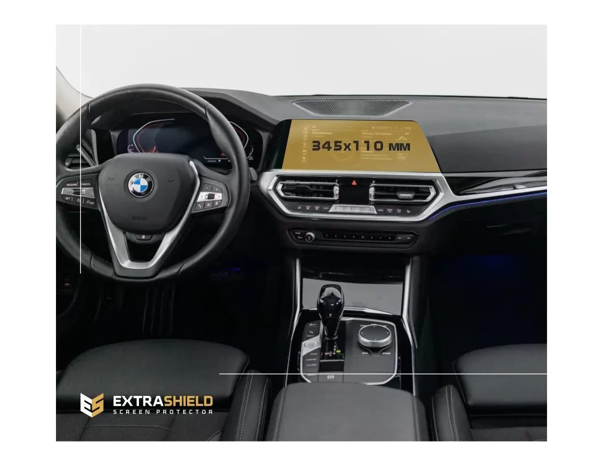 BMW 4 Series (G22) 2020 - Present Digital Speedometer (without sensor) 12,3" Vetro Protettivo HD trasparente di navigazione Prot