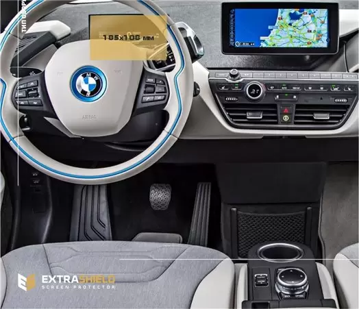 BMW 6 Series (G32) 2016 - Present Multimedia 10,25" Vetro Protettivo HD trasparente di navigazione Protezione