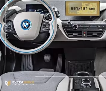BMW 6 Series (G32) 2016 - Present Multimedia 10,3" Vetro Protettivo HD trasparente di navigazione Protezione