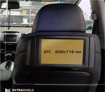 BMW 7 Series (F01/F02) 2012 - 2015 Multimedia 8,8" Vetro Protettivo HD trasparente di navigazione Protezione