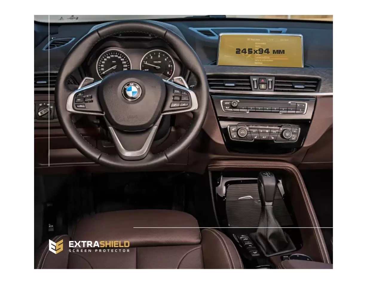 BMW X1 (F48) 2015 - 2019 Multimedia 8,8" Vetro Protettivo HD trasparente di navigazione Protezione