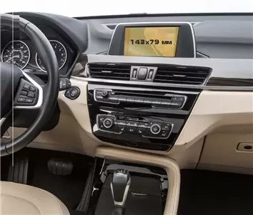 BMW X1 (F48) 2015 - 2019 Multimedia NBT 8,8" Vetro Protettivo HD trasparente di navigazione Protezione
