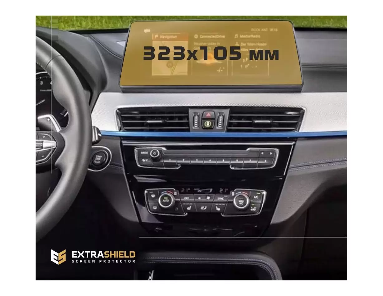 BMW X3 (G01) 2017 - 2021 Multimedia 11,25" Vetro Protettivo HD trasparente di navigazione Protezione