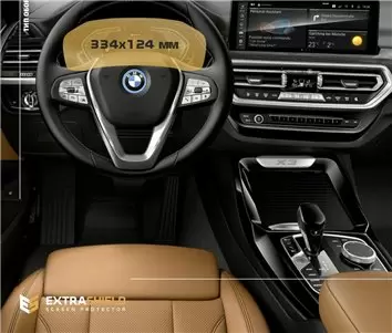 BMW X4 (F26) 2014 - 2018 Multimedia NBT 8,8" Vetro Protettivo HD trasparente di navigazione Protezione