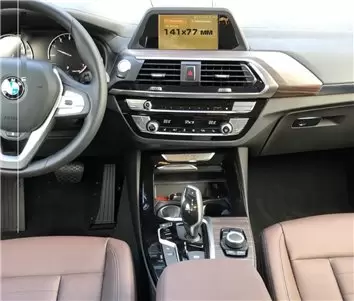 BMW X4 (F26) 2014 - 2018 Multimedia NBT EVO 10,2" Vetro Protettivo HD trasparente di navigazione Protezione