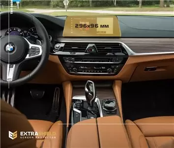 BMW X4 (G02) 2018 - 2021 Digital Speedometer (Central) 12,3" Vetro Protettivo HD trasparente di navigazione Protezione