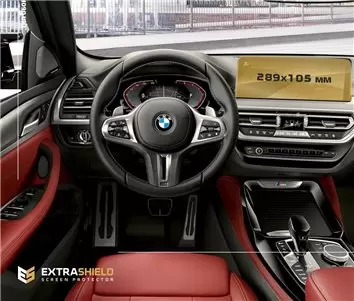 BMW X4 (G02) 2018 - 2021 Digital Speedometer (without sensor) 12,3" Vetro Protettivo HD trasparente di navigazione Protezione