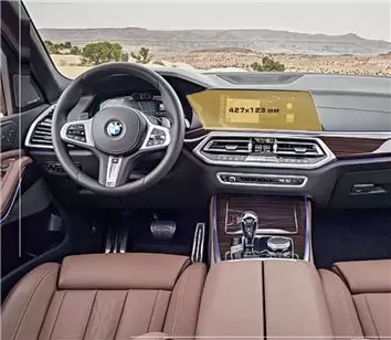 BMW X5 (F15) 2013 - 2018 Multimedia 10,25" Vetro Protettivo HD trasparente di navigazione Protezione