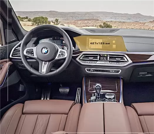 BMW X5 (F15) 2013 - 2018 Multimedia 10,25" Vetro Protettivo HD trasparente di navigazione Protezione