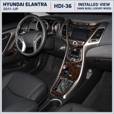 Hyundai Elantra 2011-in poi set completo; GLS Model; senza Heated Seats kit rivestimento cruscotto e interni 3D 2