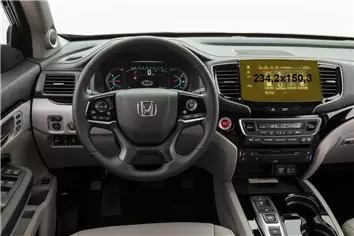 Honda CR-V 2016 - Present Multimedia 8" Vetro Protettivo HD trasparente di navigazione Protezione