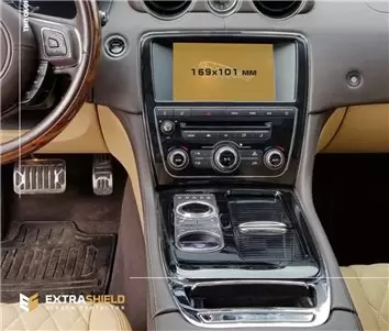 Jaguar F-PACE 2019 - Present Multimedia 12,3" Vetro Protettivo HD trasparente di navigazione Protezione