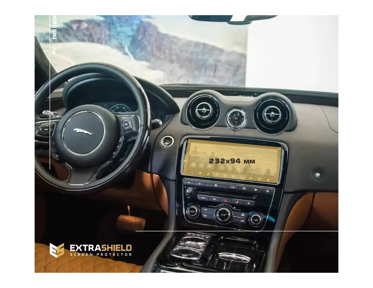 Jaguar I-PACE 2018 - Present Digital Speedometer Vetro Protettivo HD trasparente di navigazione Protezione