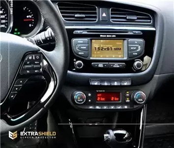 Jaguar XJ (351) 2016-2019 Multimedia Vetro Protettivo HD trasparente di navigazione Protezione