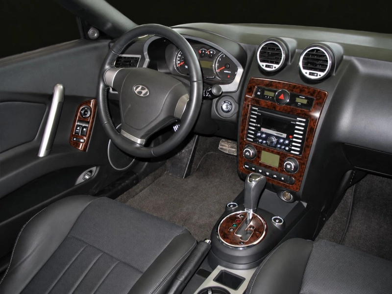 Hyundai Coupe 2007-2008 kit rivestimento cruscotto e interni 3D 24 pezzi