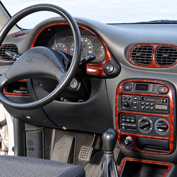 Hyundai Accent 1994-2000 kit rivestimento cruscotto e interni 3D 9 pezzi