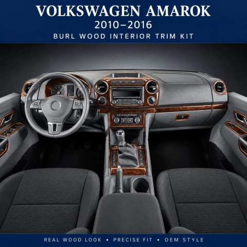 Volkswagen Amarok 2011-2018 kit cruscotto 3D, 35 pezzi 2