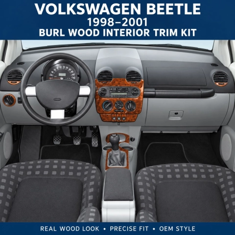 Volkswagen Beetle 1998-2001 set base kit cruscotto 3D 2