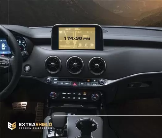 KIA Sportage 2021 - ?.? Full color LCD monitor 12" Vetro Protettivo HD trasparente di navigazione Protezione