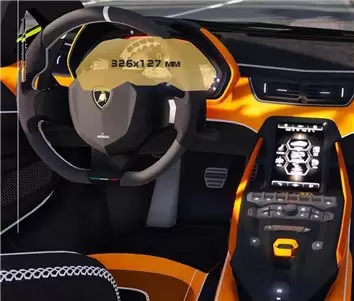 Lamborghini Aventador 2011 - Present Multimedia 5" Vetro Protettivo HD trasparente di navigazione Protezione