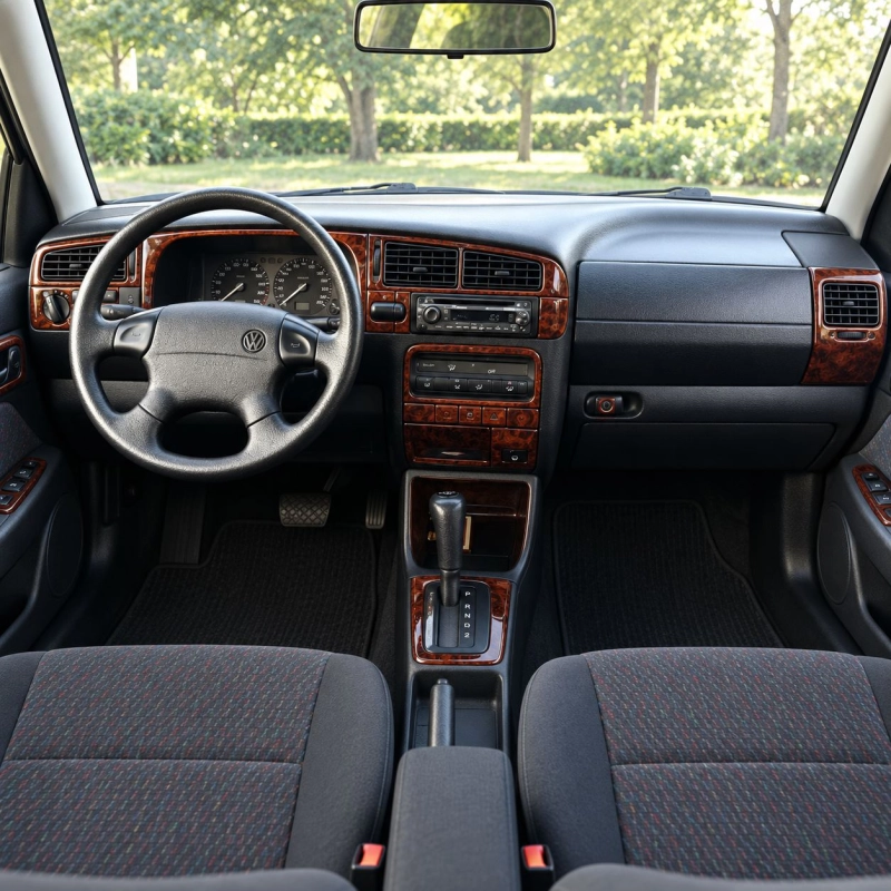 Volkswagen Jetta 1994-1998 cambio automatico kit rivestimento cruscotto e interni 3D 18 pezzi